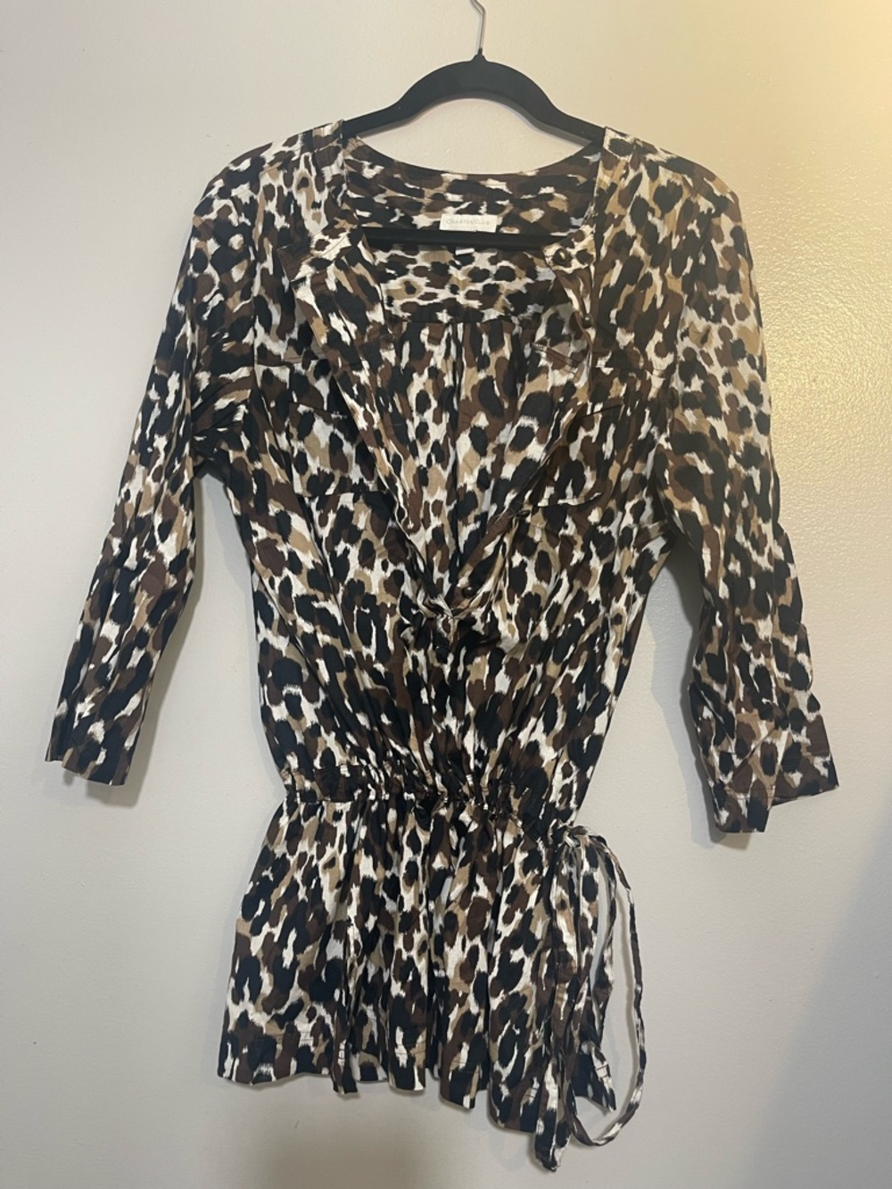 Charter Club Animal-Print Tunic Top
